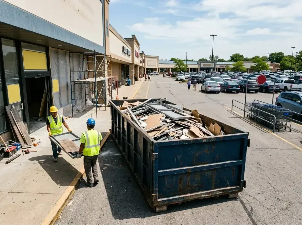 retail-store-renovation-debris-003 — frequently asked questions, Roll-off Dumpster Rentals in Staunton, VA